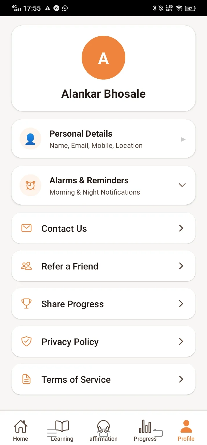 User Profile & Membership Portal Mobile App – Flame Techno